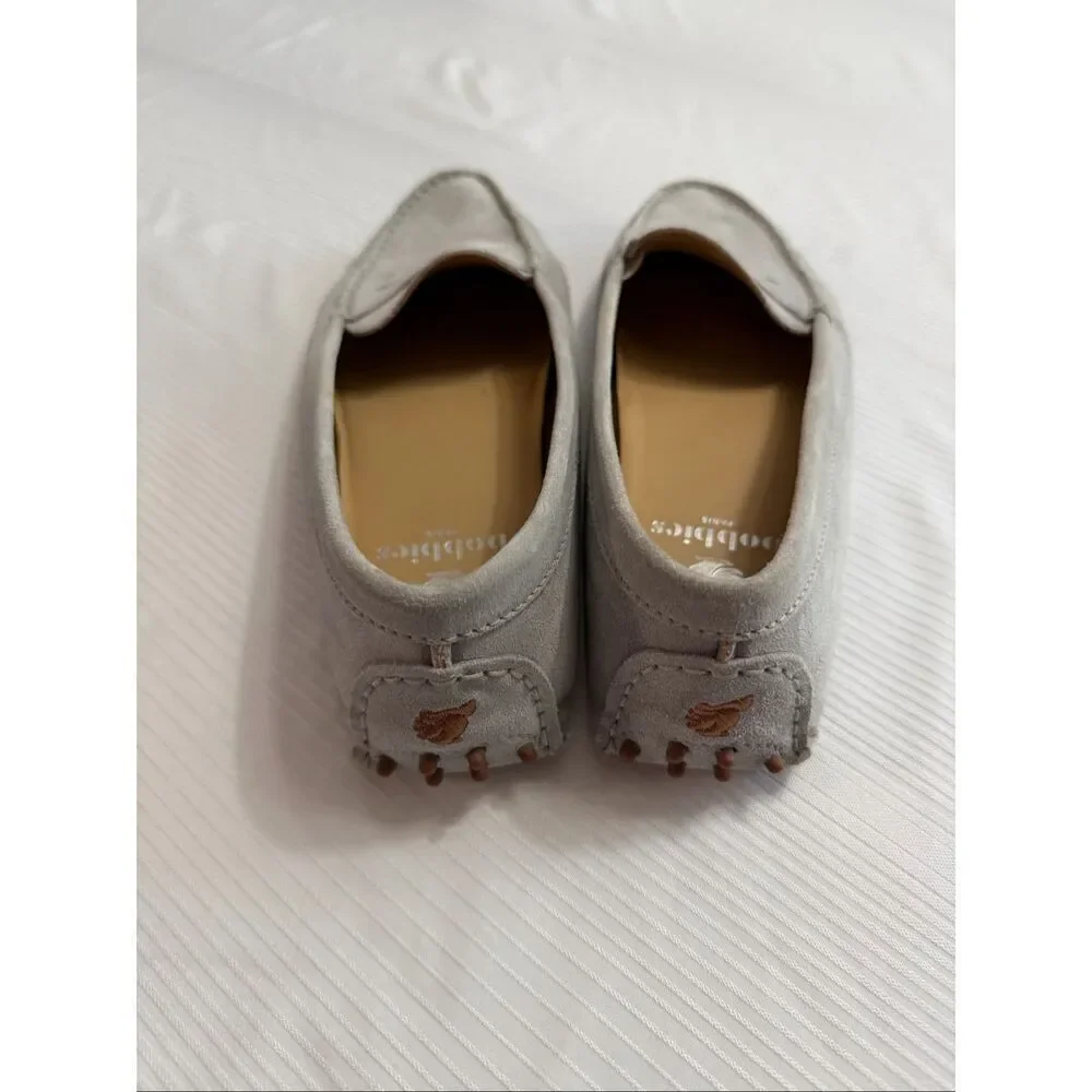 Bobbies Paris Grey Drivers Loafers Shoes Size 40 US 9